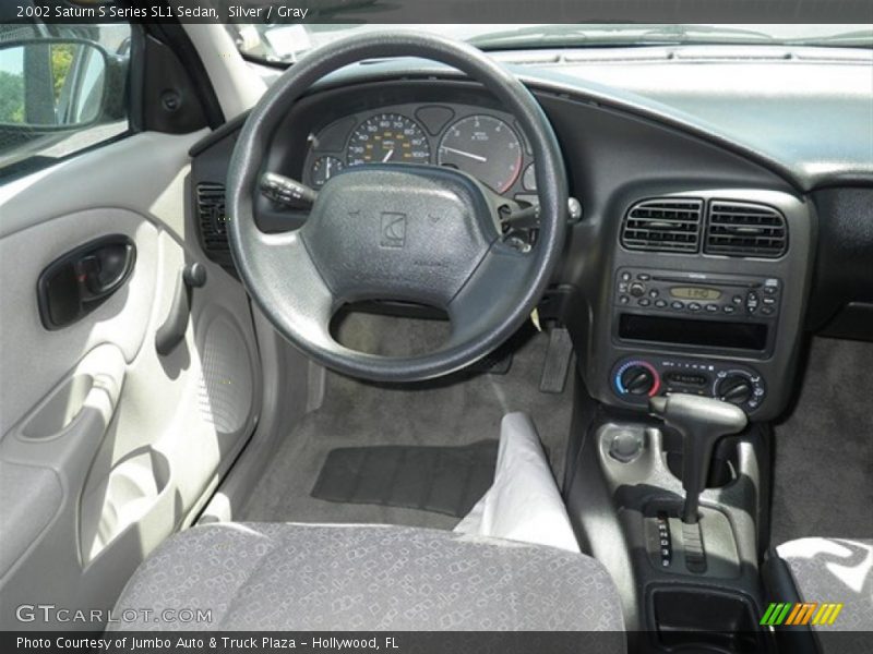 Silver / Gray 2002 Saturn S Series SL1 Sedan