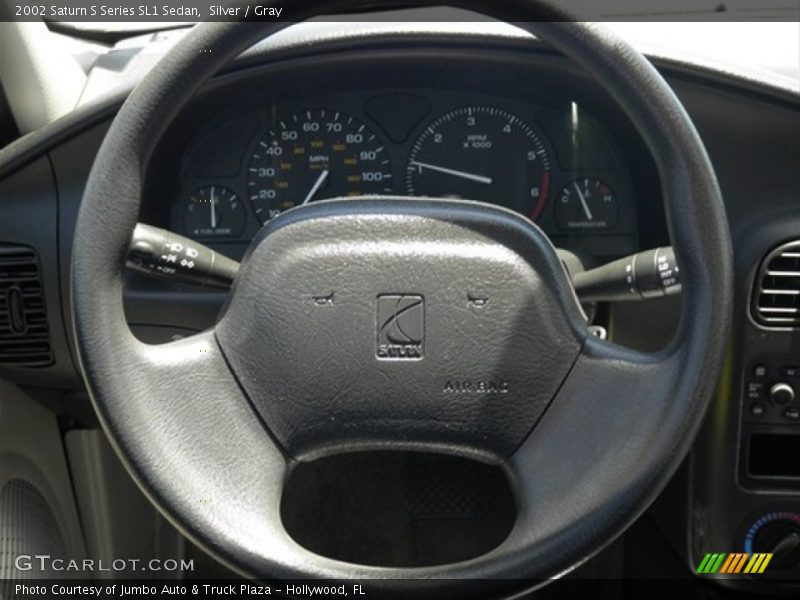 Silver / Gray 2002 Saturn S Series SL1 Sedan