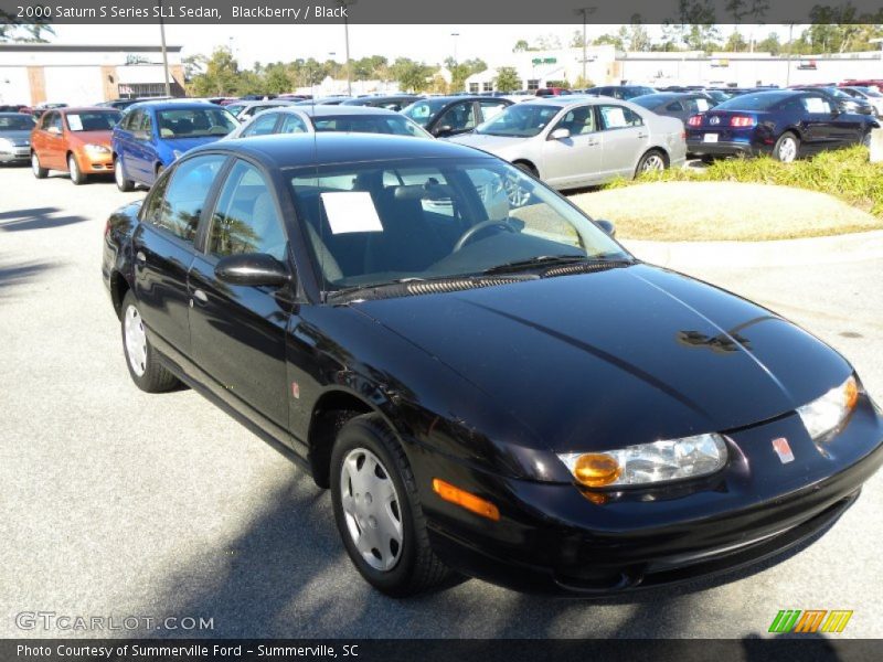 Blackberry / Black 2000 Saturn S Series SL1 Sedan