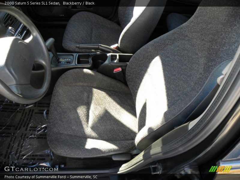 Blackberry / Black 2000 Saturn S Series SL1 Sedan