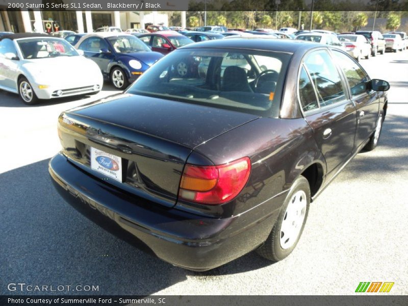 Blackberry / Black 2000 Saturn S Series SL1 Sedan