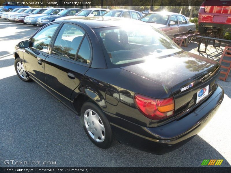 Blackberry / Black 2000 Saturn S Series SL1 Sedan