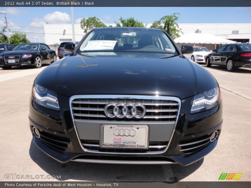 Brilliant Black / Black 2012 Audi A4 2.0T Sedan