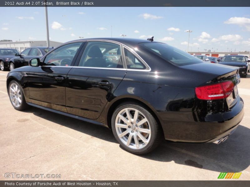 Brilliant Black / Black 2012 Audi A4 2.0T Sedan