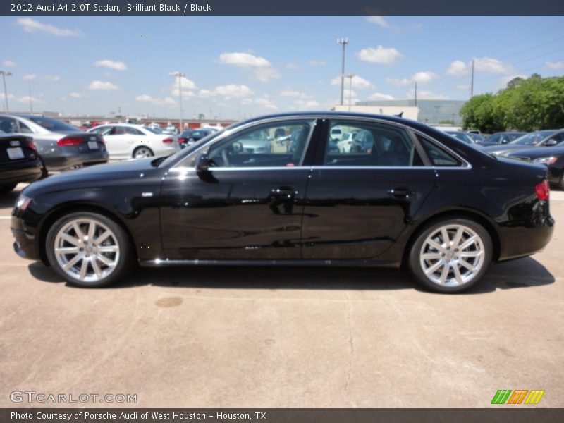 Brilliant Black / Black 2012 Audi A4 2.0T Sedan