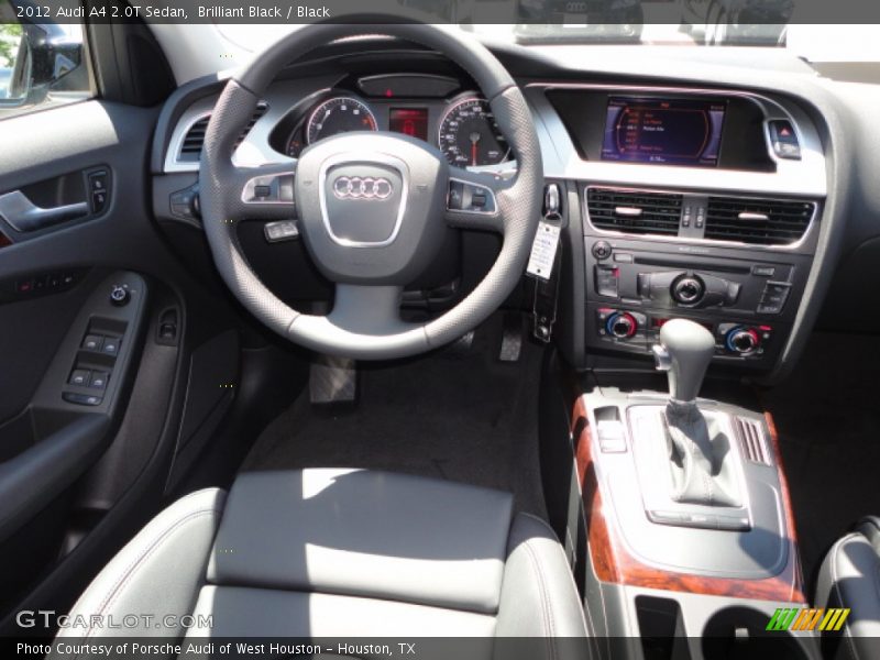 Brilliant Black / Black 2012 Audi A4 2.0T Sedan