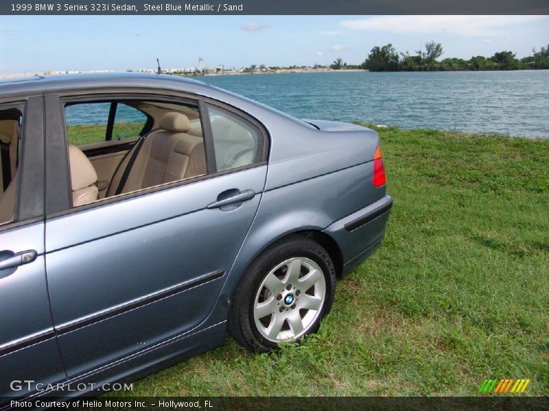 Steel Blue Metallic / Sand 1999 BMW 3 Series 323i Sedan