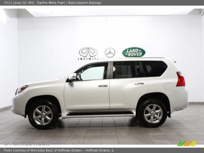 Starfire White Pearl / Black/Auburn Bubinga 2011 Lexus GX 460