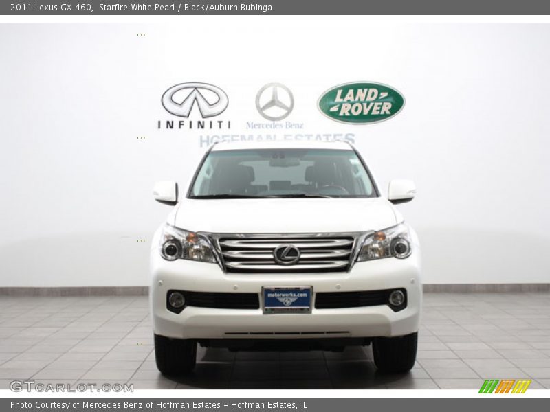 Starfire White Pearl / Black/Auburn Bubinga 2011 Lexus GX 460