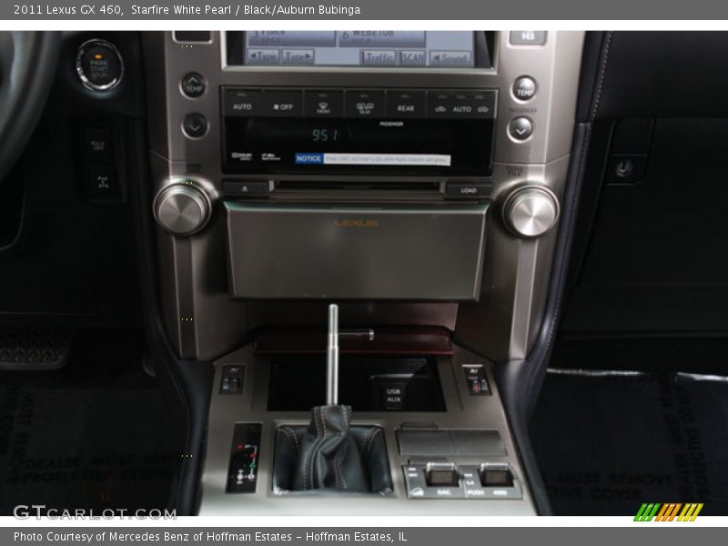 Starfire White Pearl / Black/Auburn Bubinga 2011 Lexus GX 460