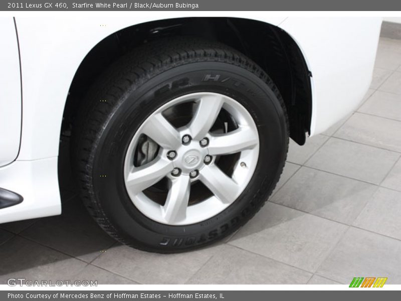 Starfire White Pearl / Black/Auburn Bubinga 2011 Lexus GX 460