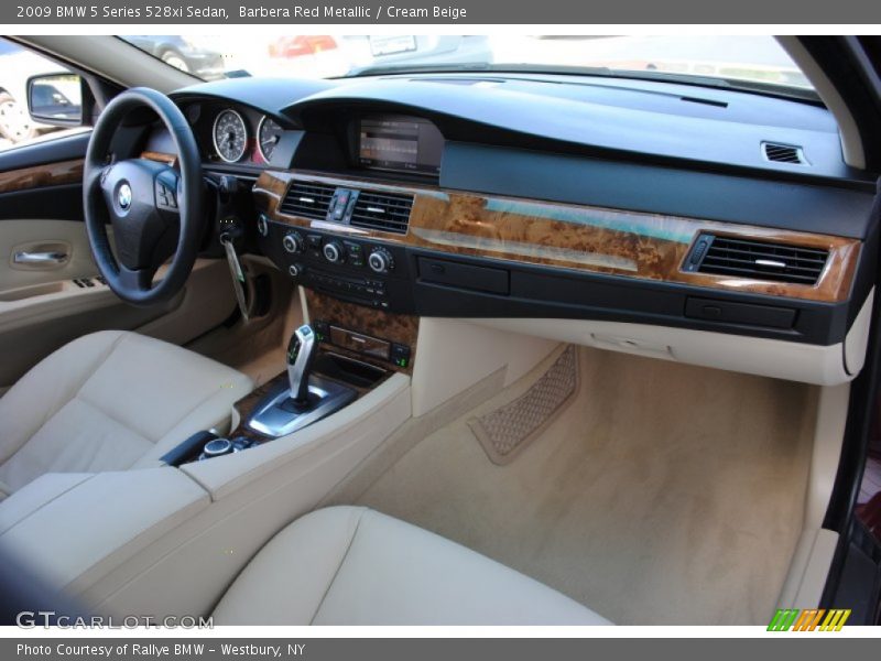 Barbera Red Metallic / Cream Beige 2009 BMW 5 Series 528xi Sedan