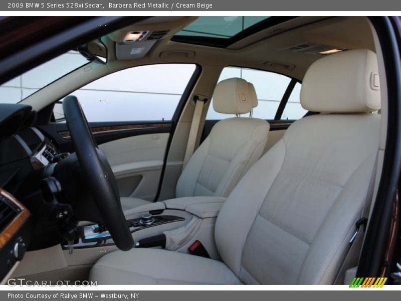 Barbera Red Metallic / Cream Beige 2009 BMW 5 Series 528xi Sedan