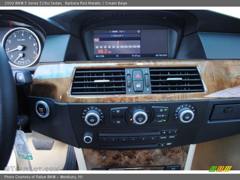 Barbera Red Metallic / Cream Beige 2009 BMW 5 Series 528xi Sedan