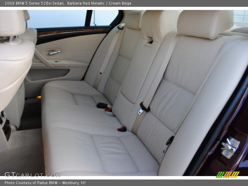 Barbera Red Metallic / Cream Beige 2009 BMW 5 Series 528xi Sedan