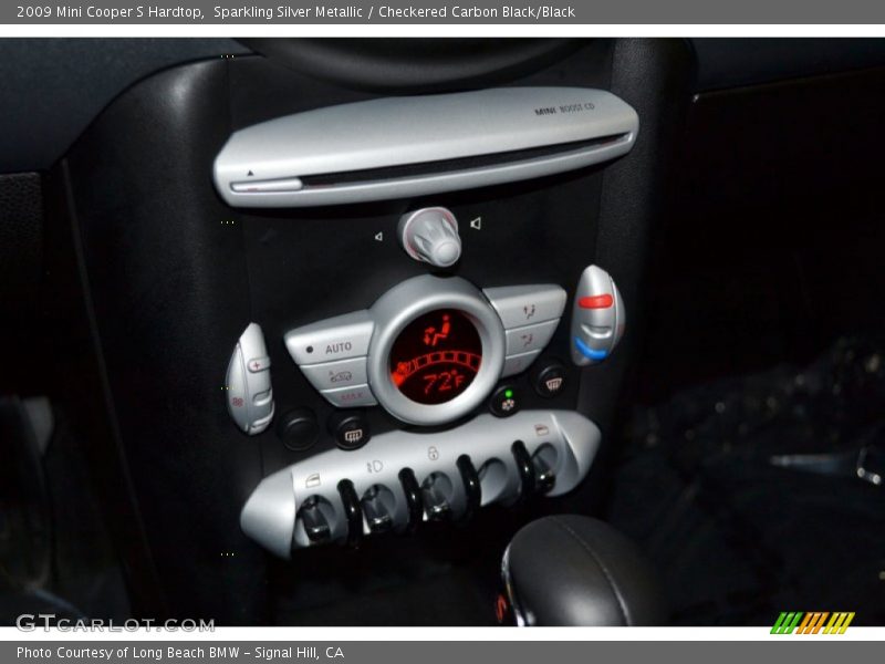 Sparkling Silver Metallic / Checkered Carbon Black/Black 2009 Mini Cooper S Hardtop