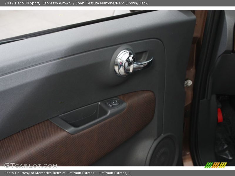 Espresso (Brown) / Sport Tessuto Marrone/Nero (Brown/Black) 2012 Fiat 500 Sport