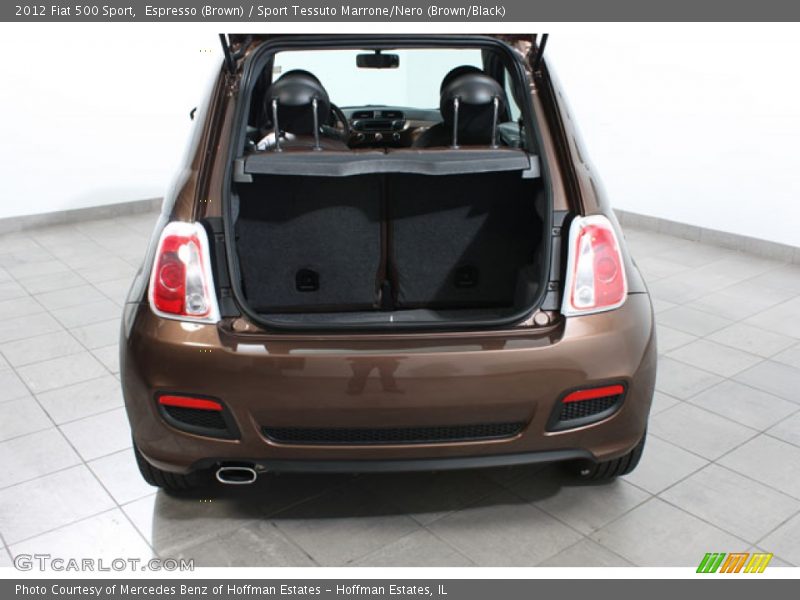Espresso (Brown) / Sport Tessuto Marrone/Nero (Brown/Black) 2012 Fiat 500 Sport
