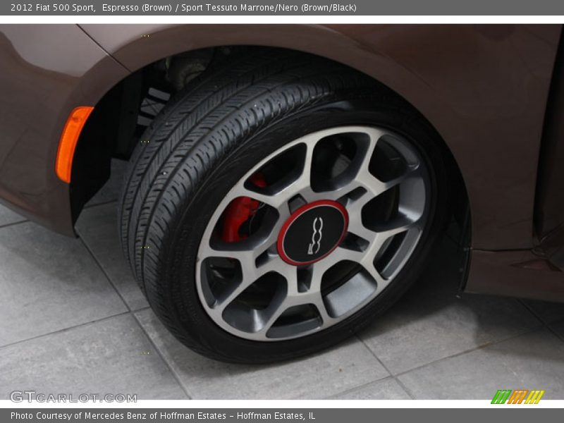 Espresso (Brown) / Sport Tessuto Marrone/Nero (Brown/Black) 2012 Fiat 500 Sport