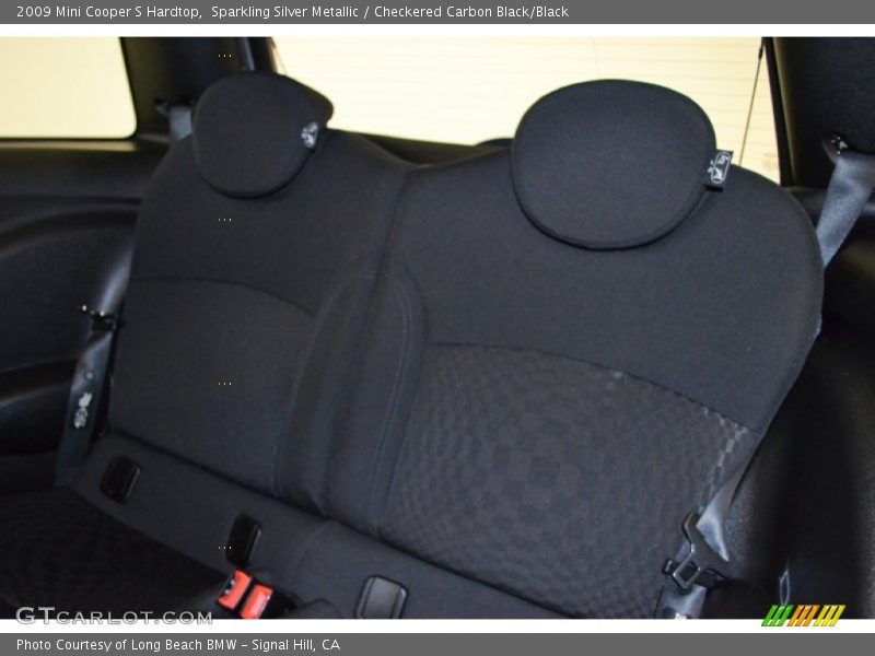 Sparkling Silver Metallic / Checkered Carbon Black/Black 2009 Mini Cooper S Hardtop