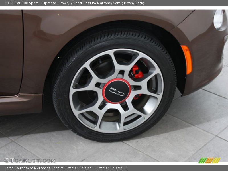 Espresso (Brown) / Sport Tessuto Marrone/Nero (Brown/Black) 2012 Fiat 500 Sport