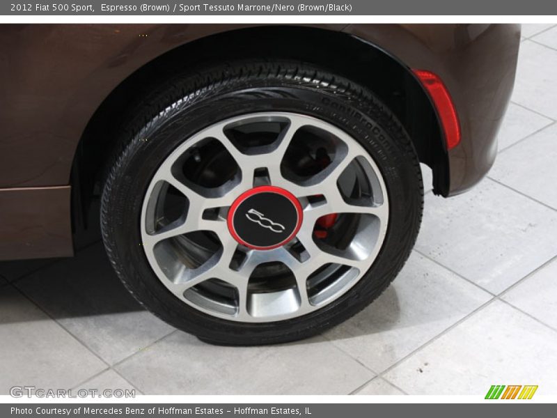 Espresso (Brown) / Sport Tessuto Marrone/Nero (Brown/Black) 2012 Fiat 500 Sport