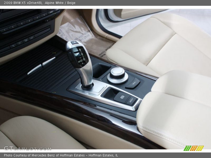 Alpine White / Beige 2009 BMW X5 xDrive48i