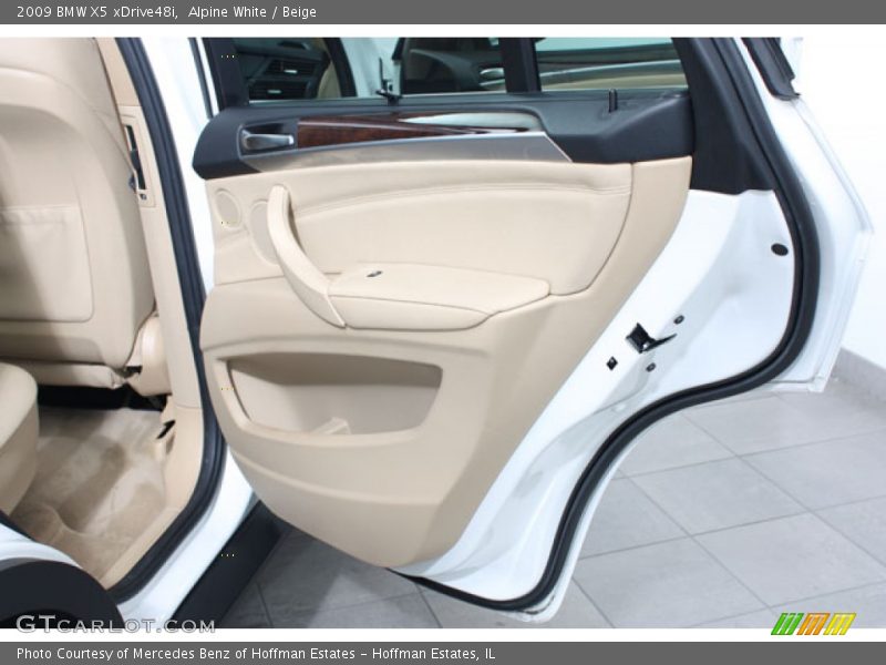 Alpine White / Beige 2009 BMW X5 xDrive48i
