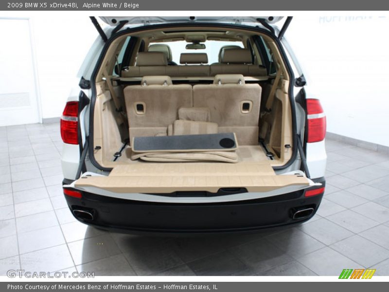 Alpine White / Beige 2009 BMW X5 xDrive48i