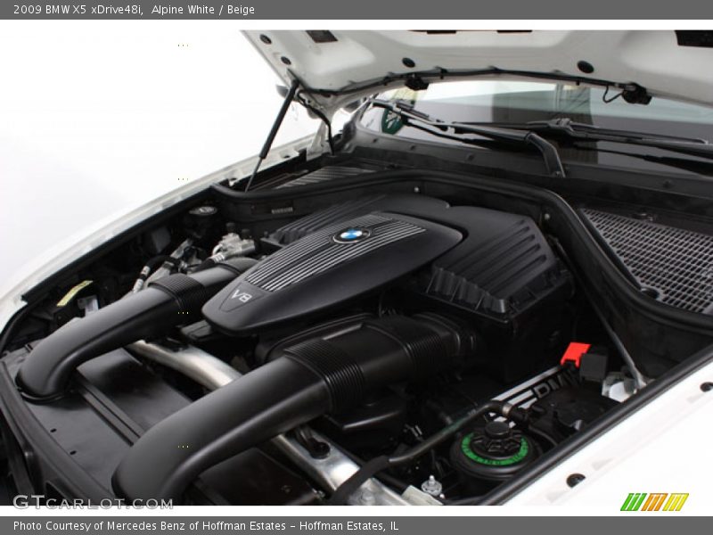 Alpine White / Beige 2009 BMW X5 xDrive48i
