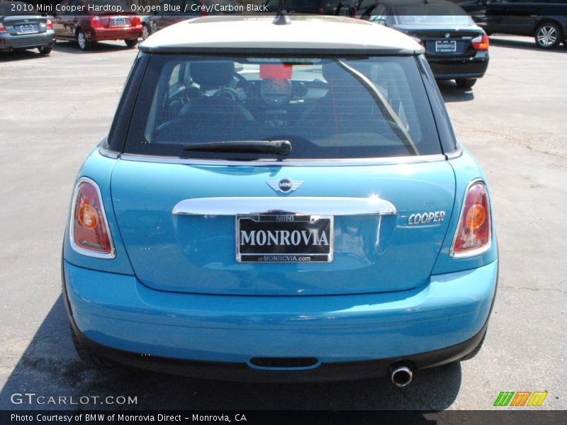 Oxygen Blue / Grey/Carbon Black 2010 Mini Cooper Hardtop