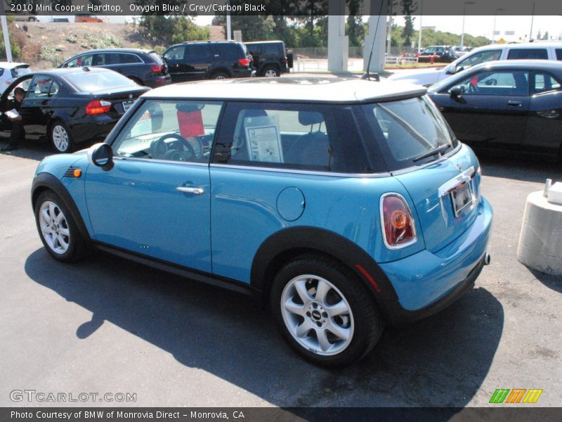 Oxygen Blue / Grey/Carbon Black 2010 Mini Cooper Hardtop