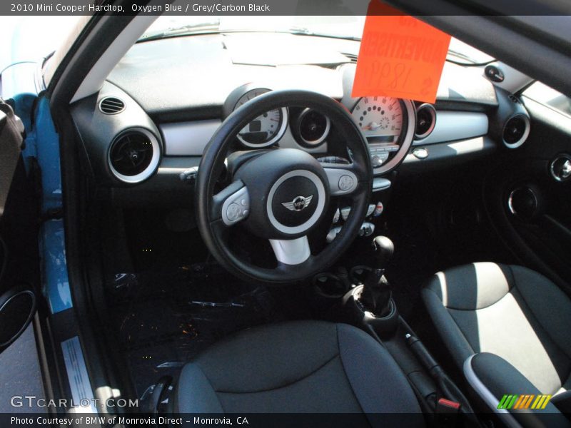 Oxygen Blue / Grey/Carbon Black 2010 Mini Cooper Hardtop