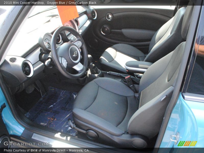 Oxygen Blue / Grey/Carbon Black 2010 Mini Cooper Hardtop