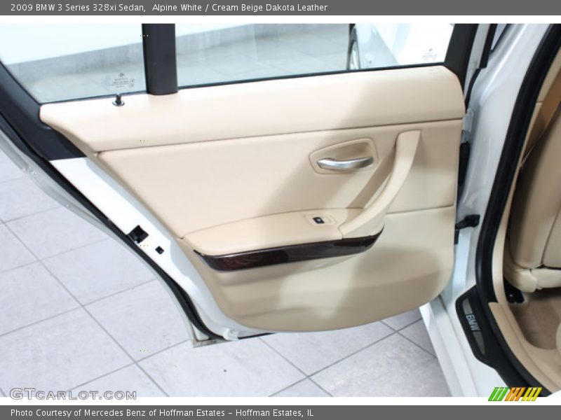 Alpine White / Cream Beige Dakota Leather 2009 BMW 3 Series 328xi Sedan