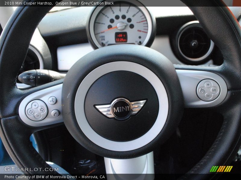 Oxygen Blue / Grey/Carbon Black 2010 Mini Cooper Hardtop