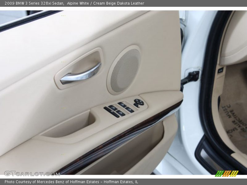 Alpine White / Cream Beige Dakota Leather 2009 BMW 3 Series 328xi Sedan