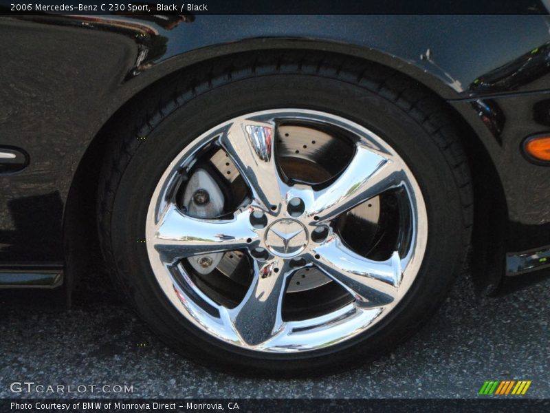 Black / Black 2006 Mercedes-Benz C 230 Sport