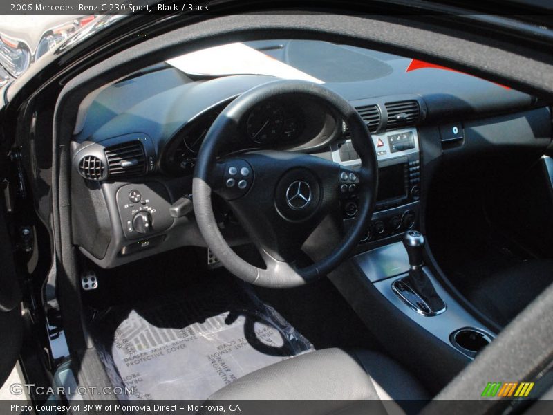 Black / Black 2006 Mercedes-Benz C 230 Sport