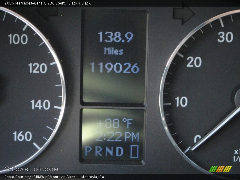 Black / Black 2006 Mercedes-Benz C 230 Sport