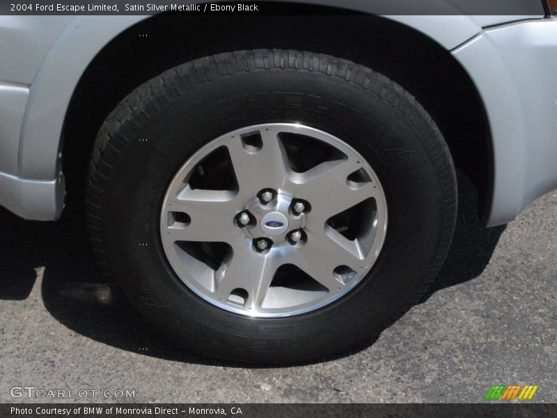 Satin Silver Metallic / Ebony Black 2004 Ford Escape Limited