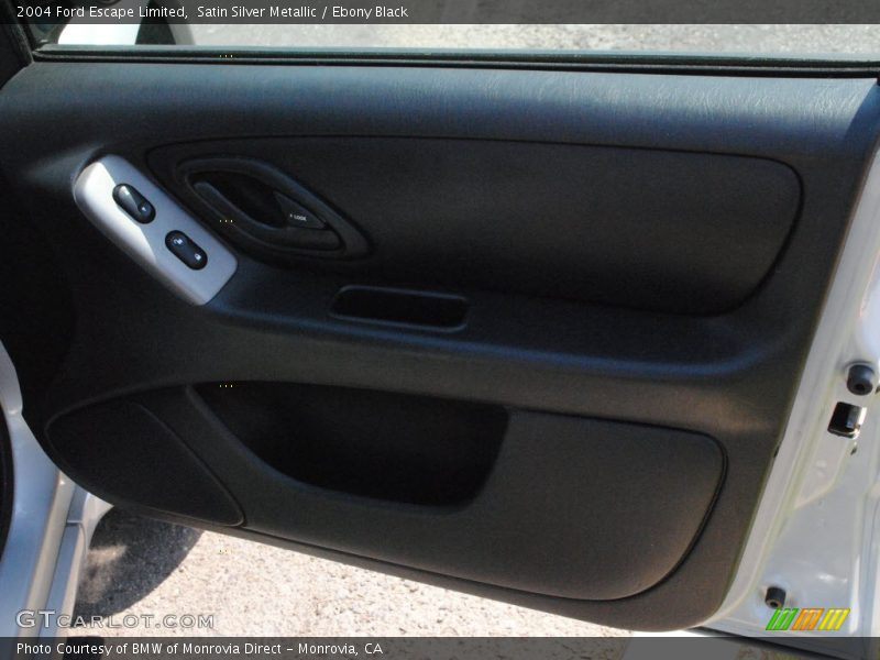 Satin Silver Metallic / Ebony Black 2004 Ford Escape Limited