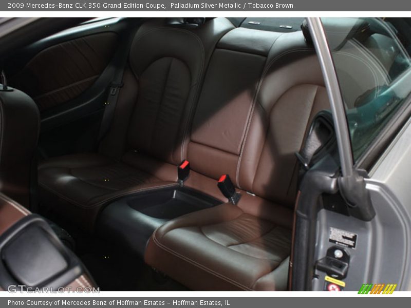 Palladium Silver Metallic / Tobacco Brown 2009 Mercedes-Benz CLK 350 Grand Edition Coupe