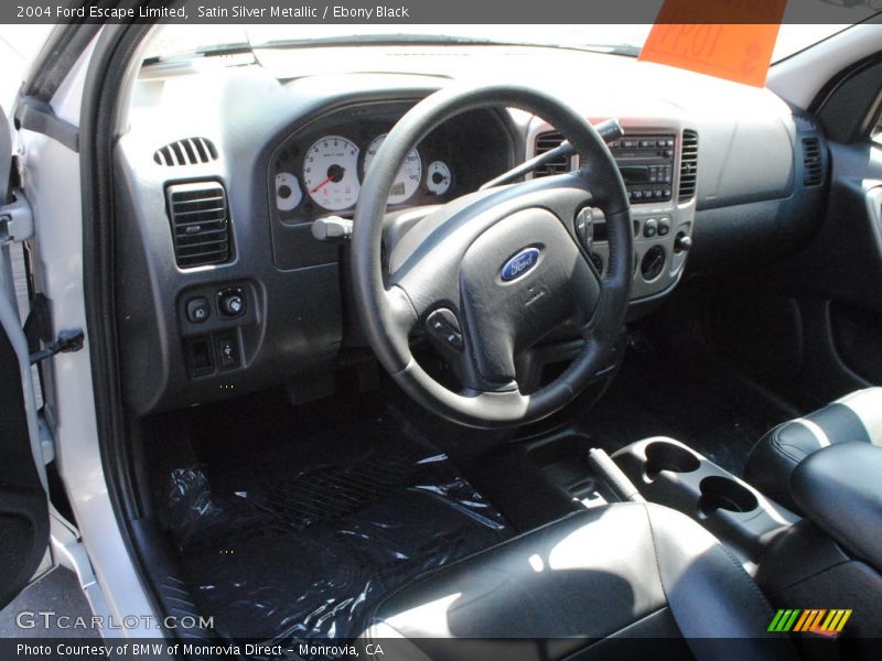 Satin Silver Metallic / Ebony Black 2004 Ford Escape Limited