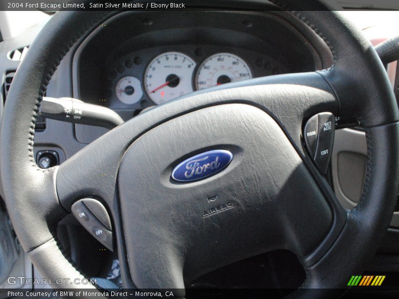 Satin Silver Metallic / Ebony Black 2004 Ford Escape Limited