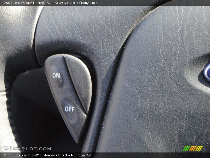 Satin Silver Metallic / Ebony Black 2004 Ford Escape Limited