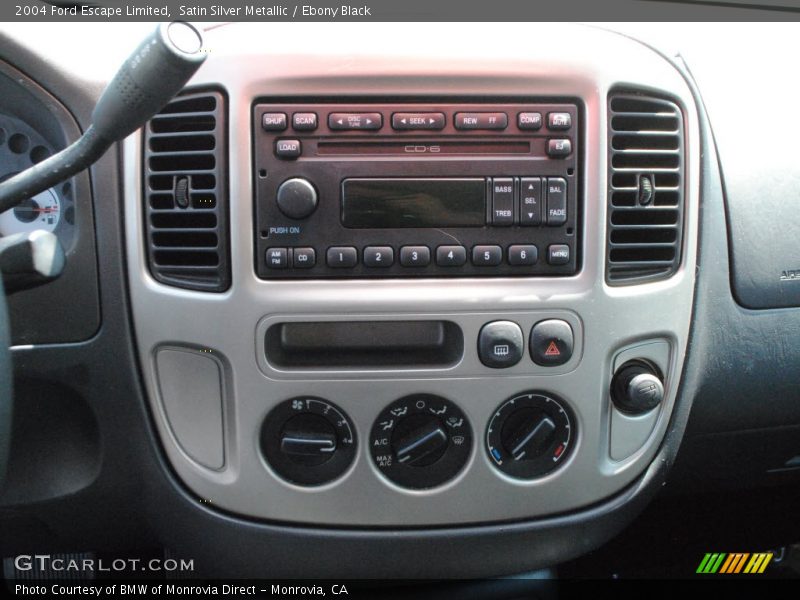 Satin Silver Metallic / Ebony Black 2004 Ford Escape Limited