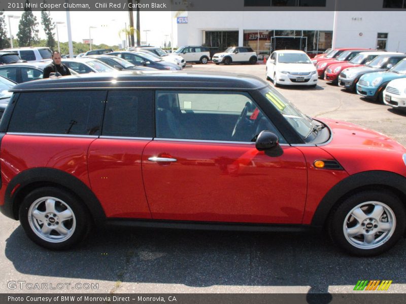 Chili Red / Carbon Black 2011 Mini Cooper Clubman