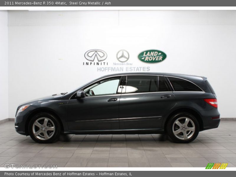 Steel Grey Metallic / Ash 2011 Mercedes-Benz R 350 4Matic