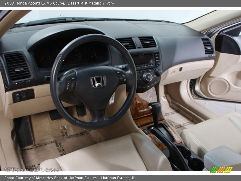 Desert Mist Metallic / Ivory 2003 Honda Accord EX V6 Coupe